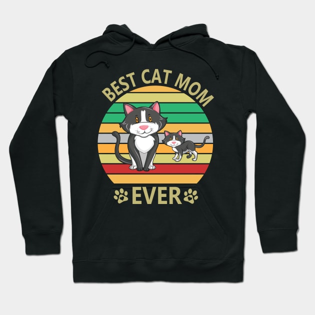Best Cat Mom Ever Hoodie by creativeshirtdesigner